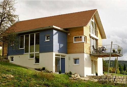 Wohnhaus in Holztafel-Bauweise